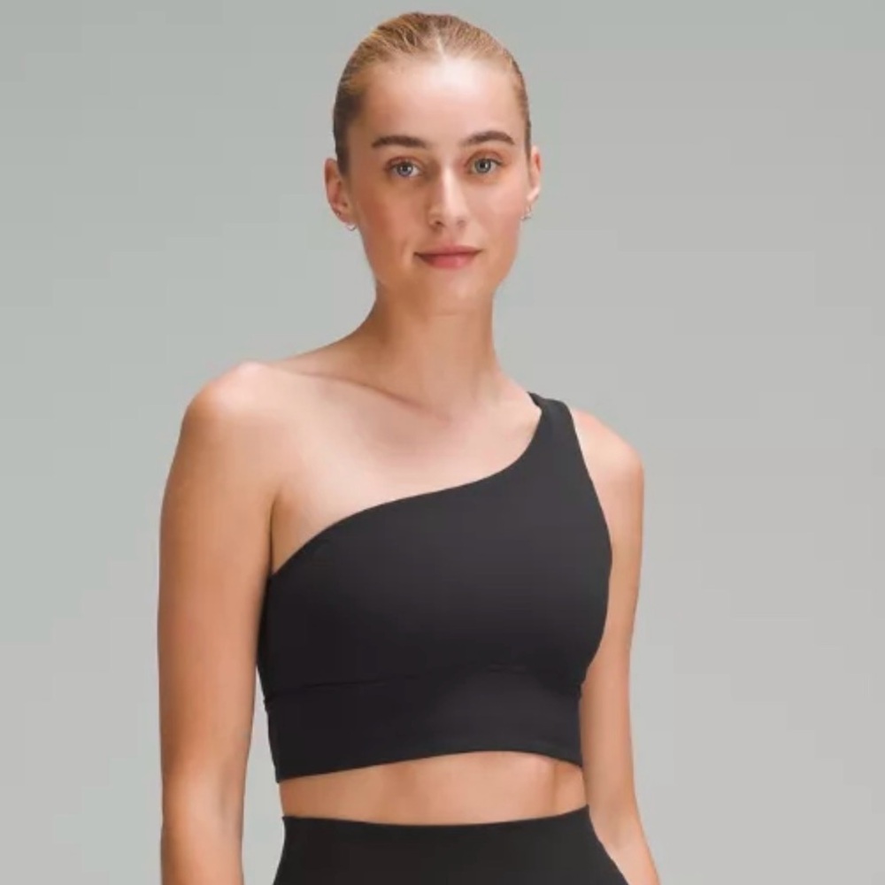 Lululemon Align Asymmetrical Bra A/B 6 in Black